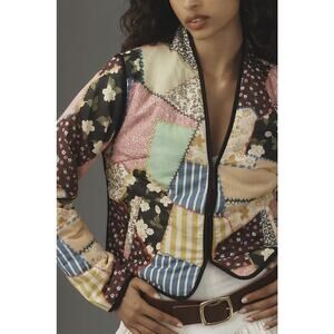 NWT By Anthropologie Patchwork Jacket